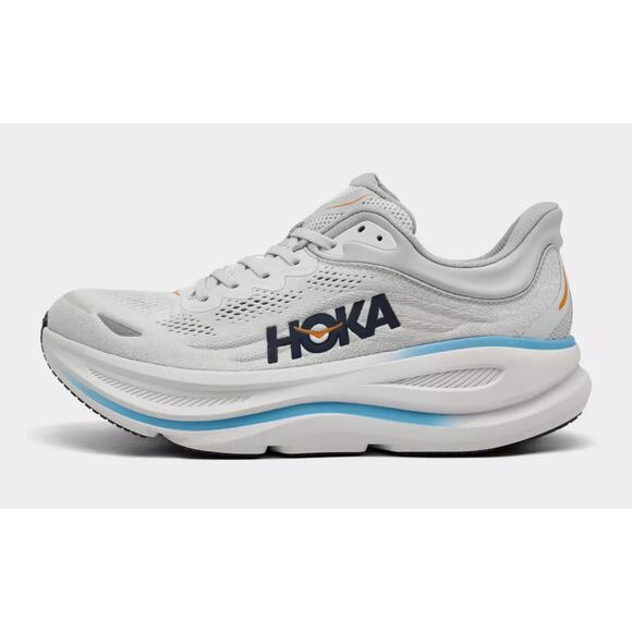 Hoka Other - Hoka Men's Bondi 9 Running Shoes Grey and Blue Size 10 D